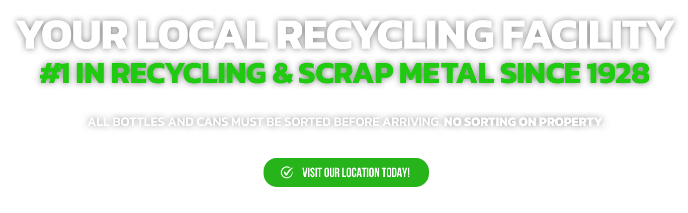 Recycling facility advertising banner image